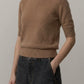 Therese Knit Blouse in Croissant
