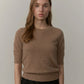 Therese Knit Blouse in Croissant
