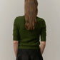 Therese Knit Blouse in Green