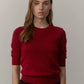 Therese Knit Blouse in Red