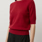 Therese Knit Blouse in Red