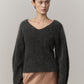 Simona Knit Blouse - Grey