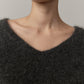 Simona Knit Blouse - Grey