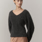 Simona Knit Blouse - Grey