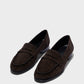Aldous kid suede leather - moka