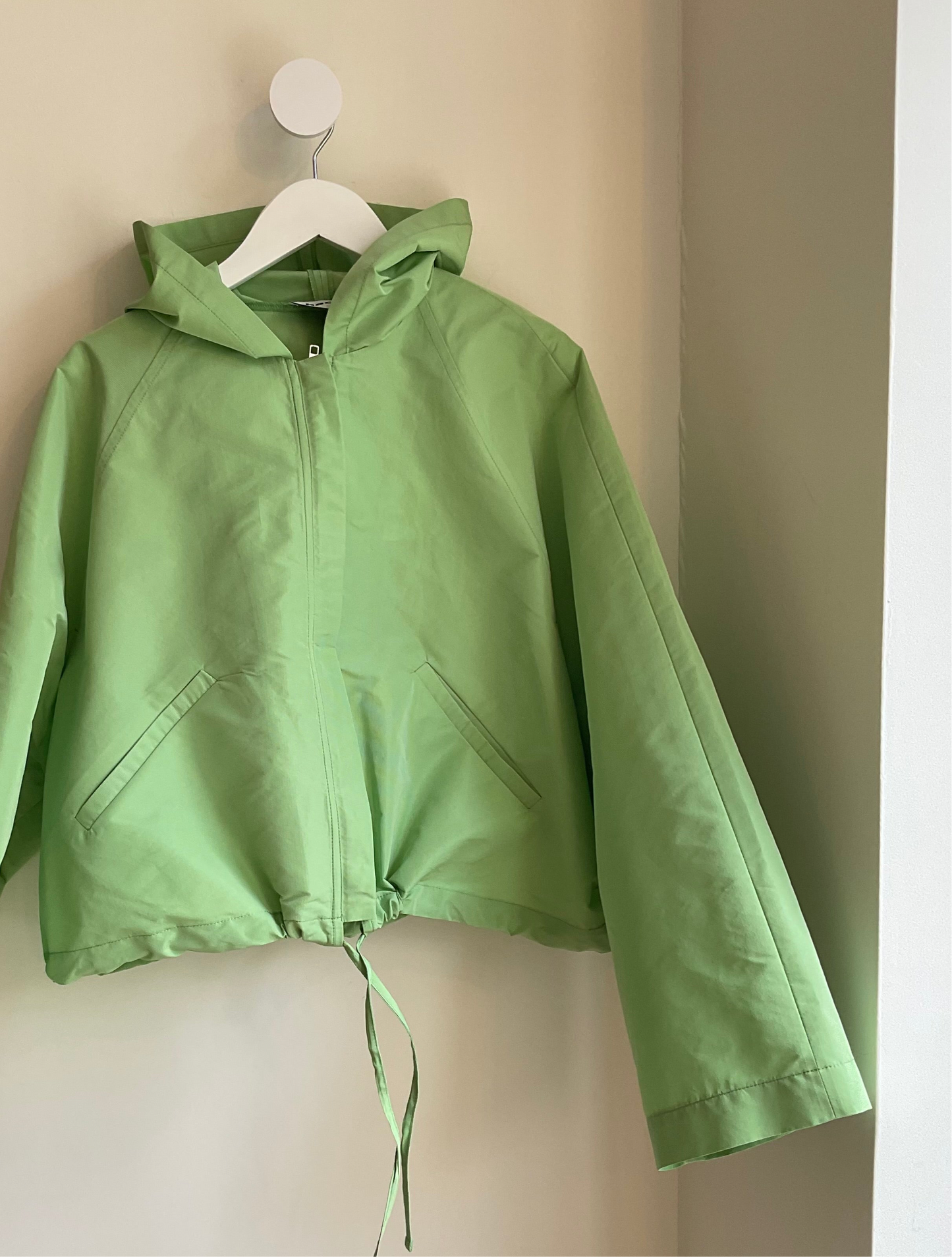 Cropped parka jacket