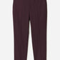 Emma cropped wool trouser burgundy
