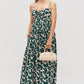 Fan flower print sundress