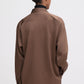 Satin shirt oak brown