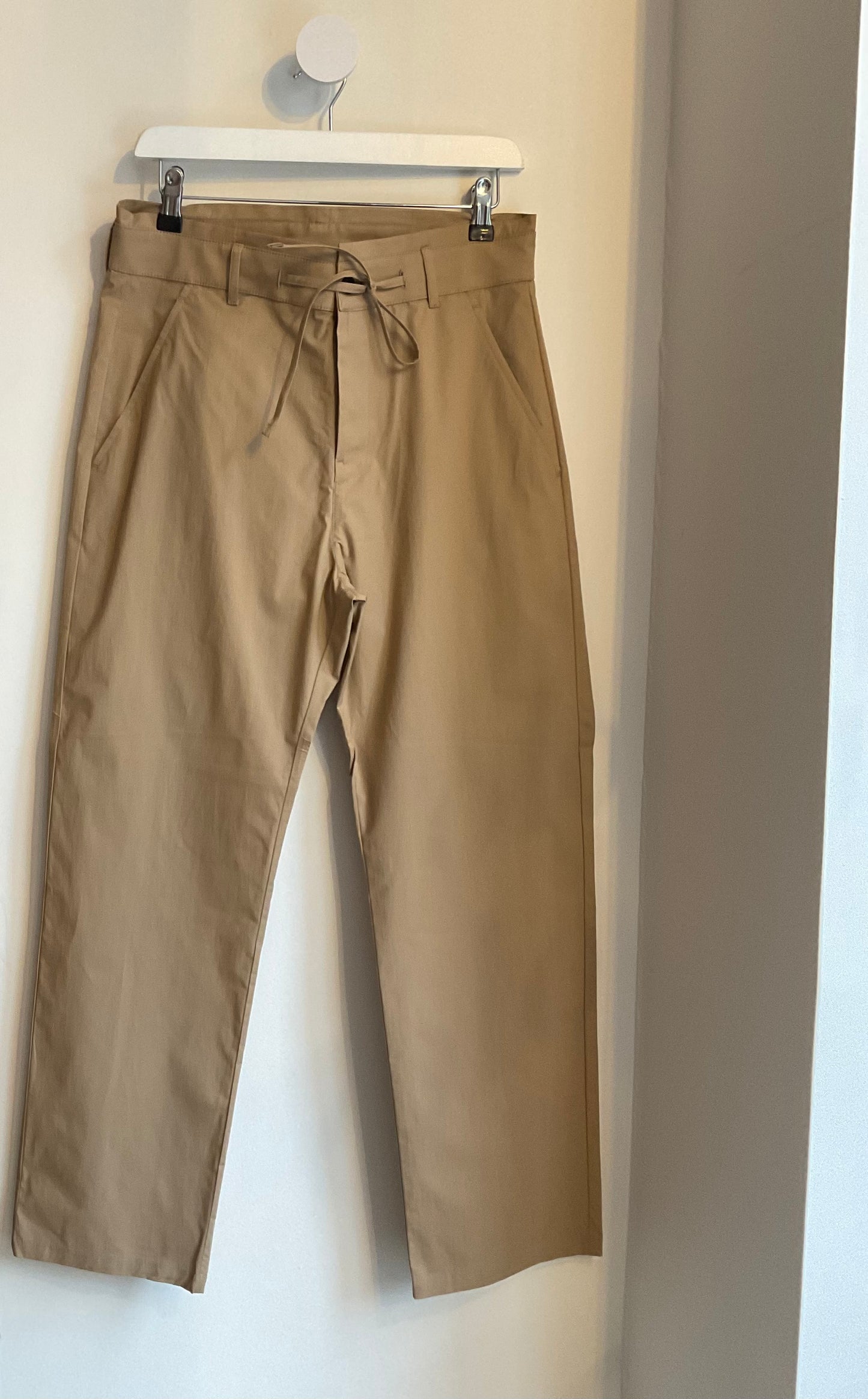 Linda cotton trouser in camel