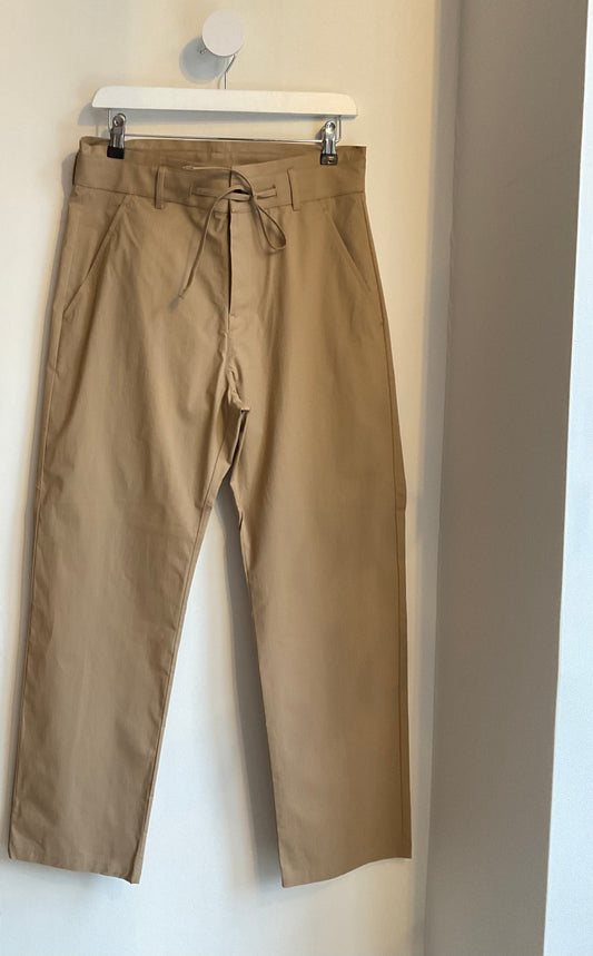 Linda cotton trouser in camel