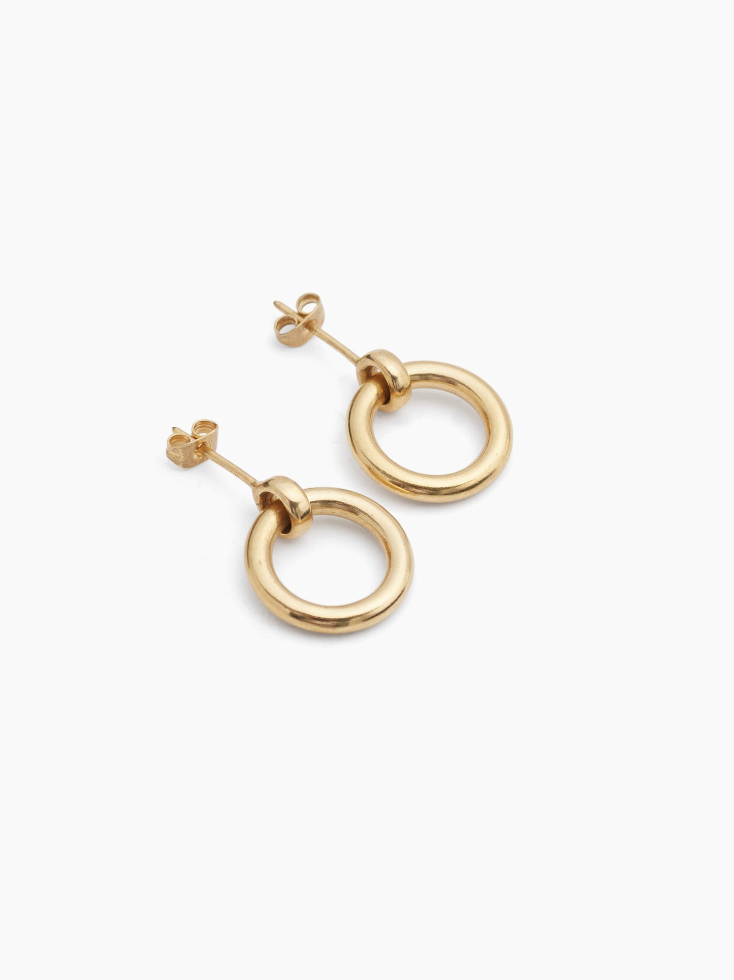 Small Gold eternity stud earring