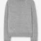 Soft wool crewneck sweater - grey melange