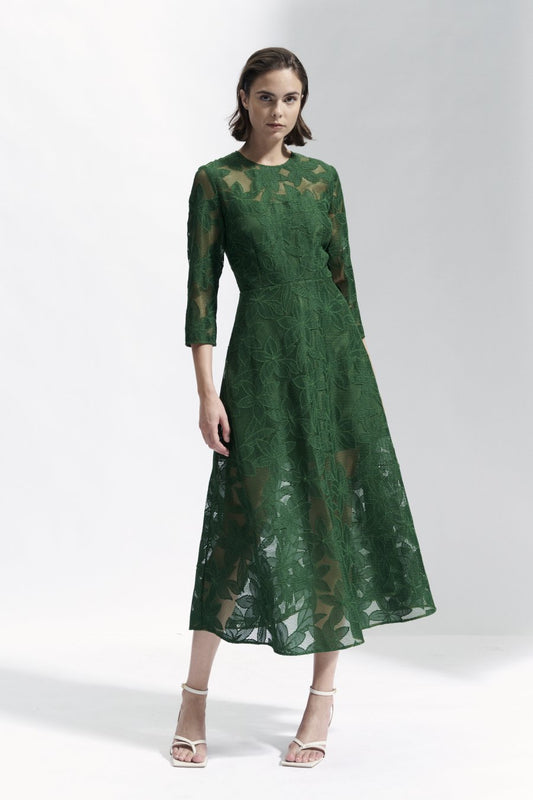 Carmen dress green