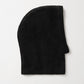 Chunky cashmere balaclava black