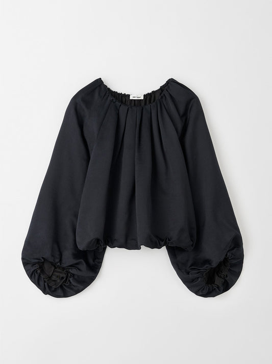 Silk blouse black