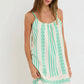 Zina swing dress - Chereka green