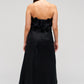 Rosebud lace skirt black