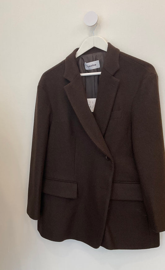 Over blazer brown