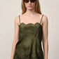 Linnea lace top - green