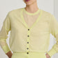 Etretat cardigan acid yellow