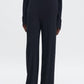 Fluid jersey trouser black
