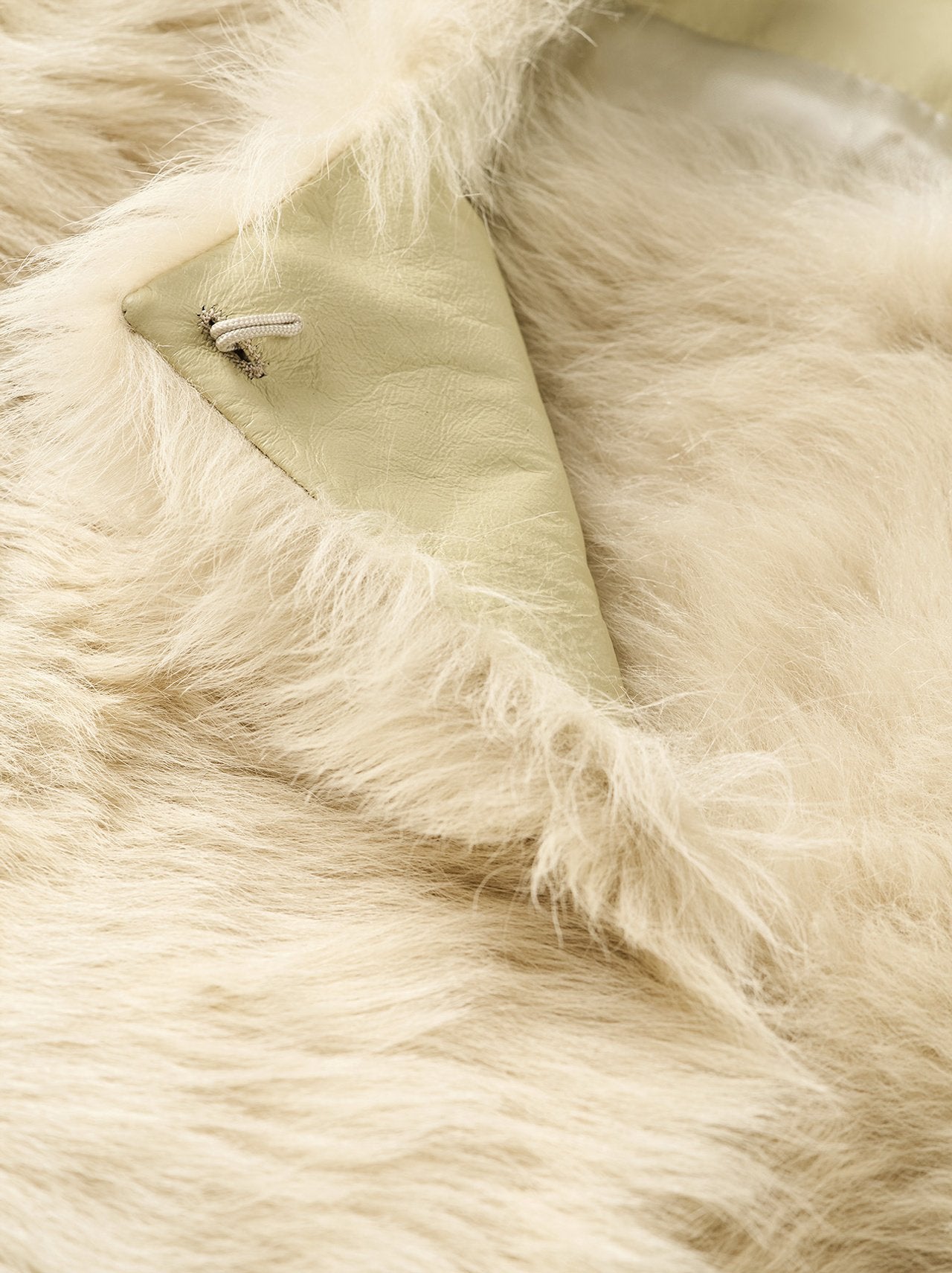 Shearling jacket chalk