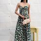 Fan flower print sundress