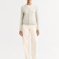 Cardigan in chalk