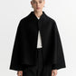 Short cashmere jacket black