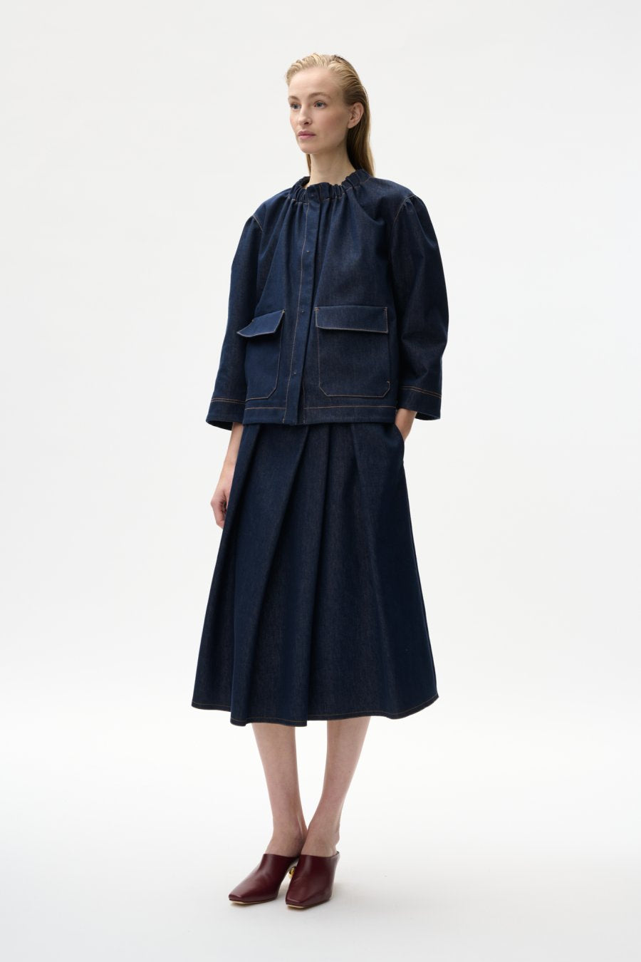 Efian short denim jacket