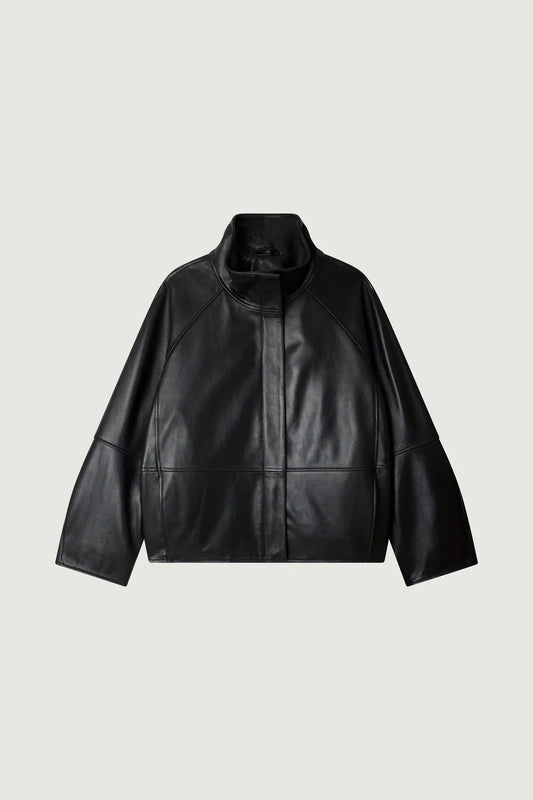 Gamma supple leather jacket