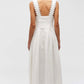 Lace trim apron dress