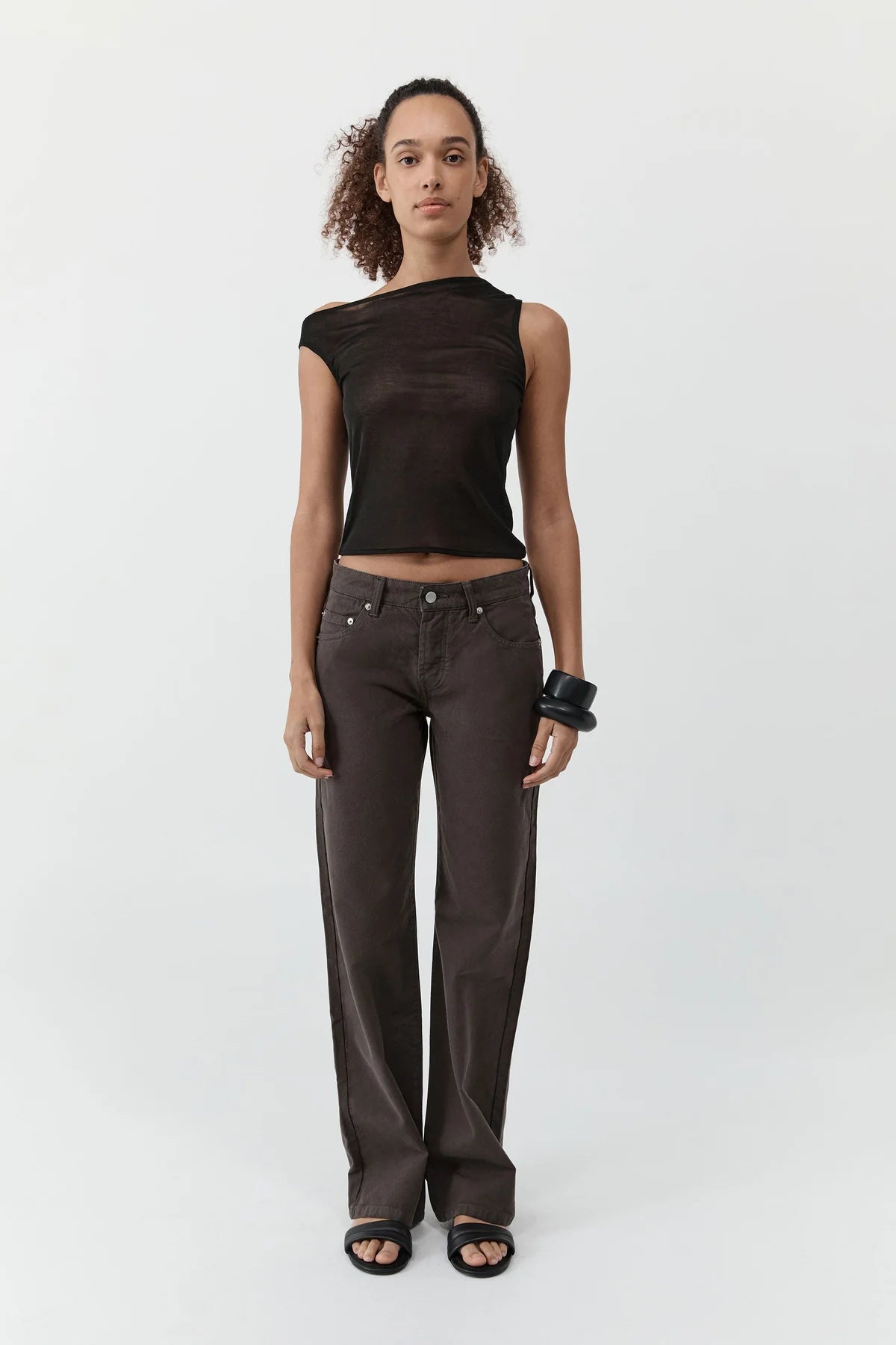 Canvas 90s low rise jeans - Ash