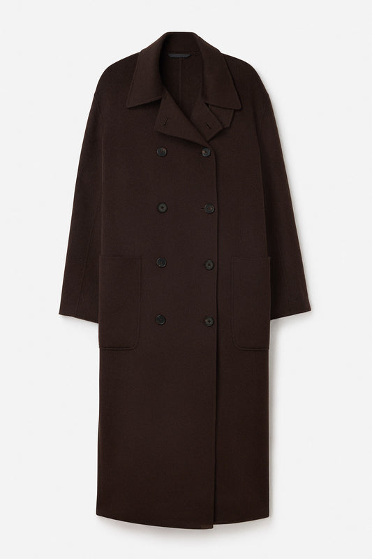 Amelia double coat dark chocolate