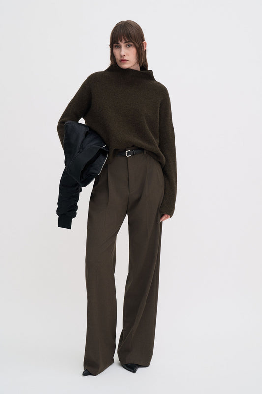 Mika yak dark khaki green