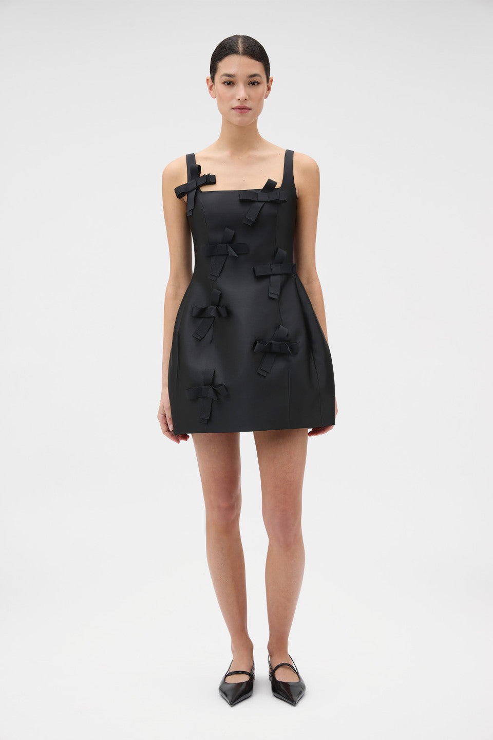 Bow dress black
