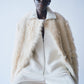 Shearling jacket chalk