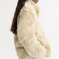 Shearling jacket chalk