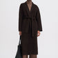 Alexa coat dark chocolate