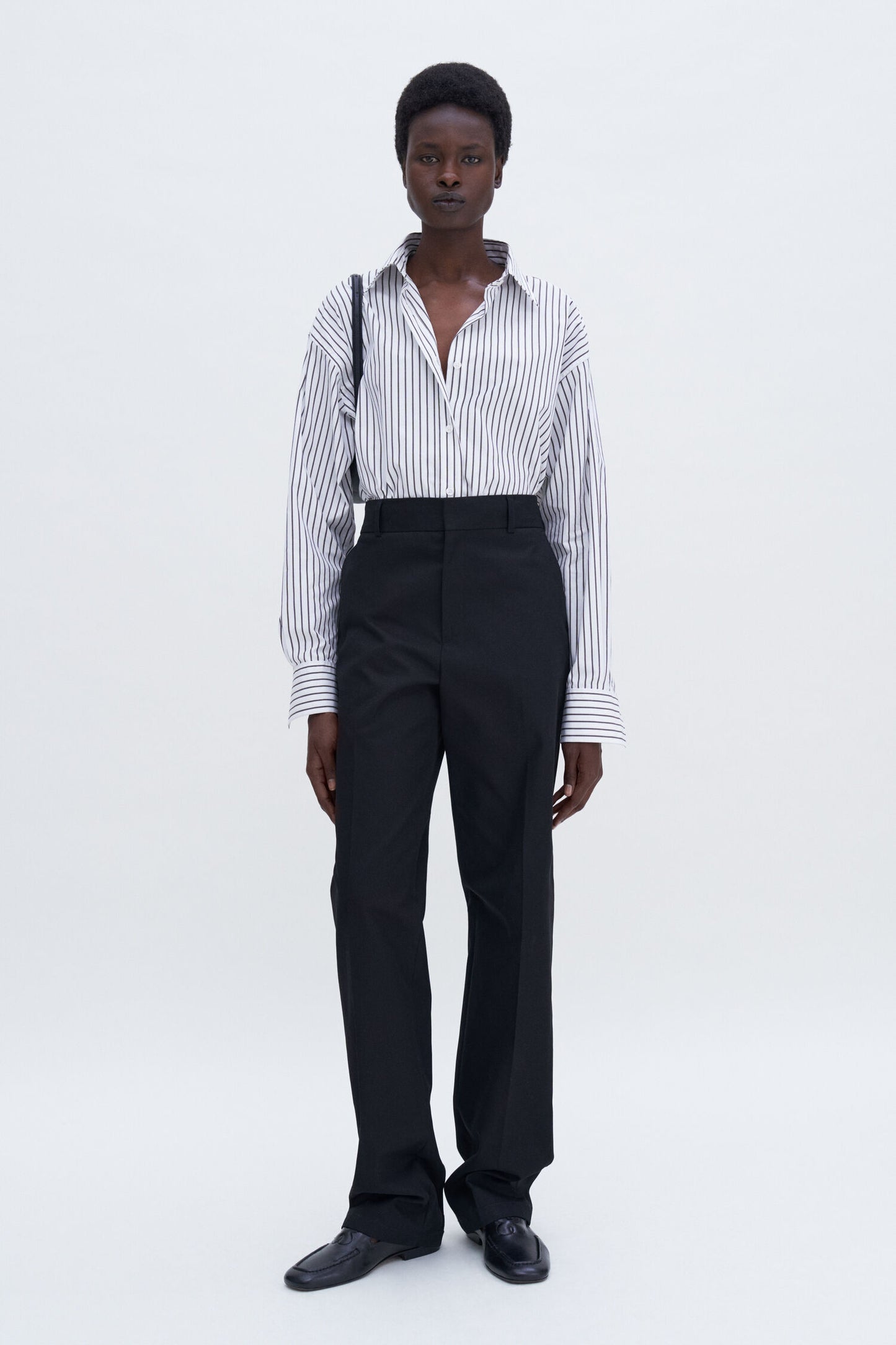 Classic brown stripe shirt