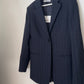Long way jacket navy stripe