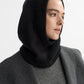 Chunky cashmere balaclava black