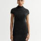 Brushed cashmere top black