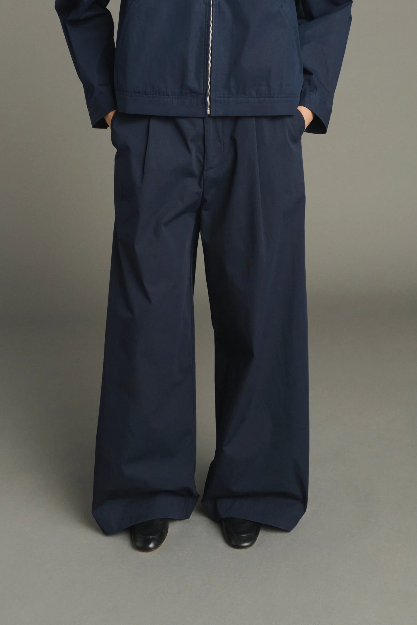 Hugues in navy