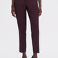Emma cropped wool trouser burgundy