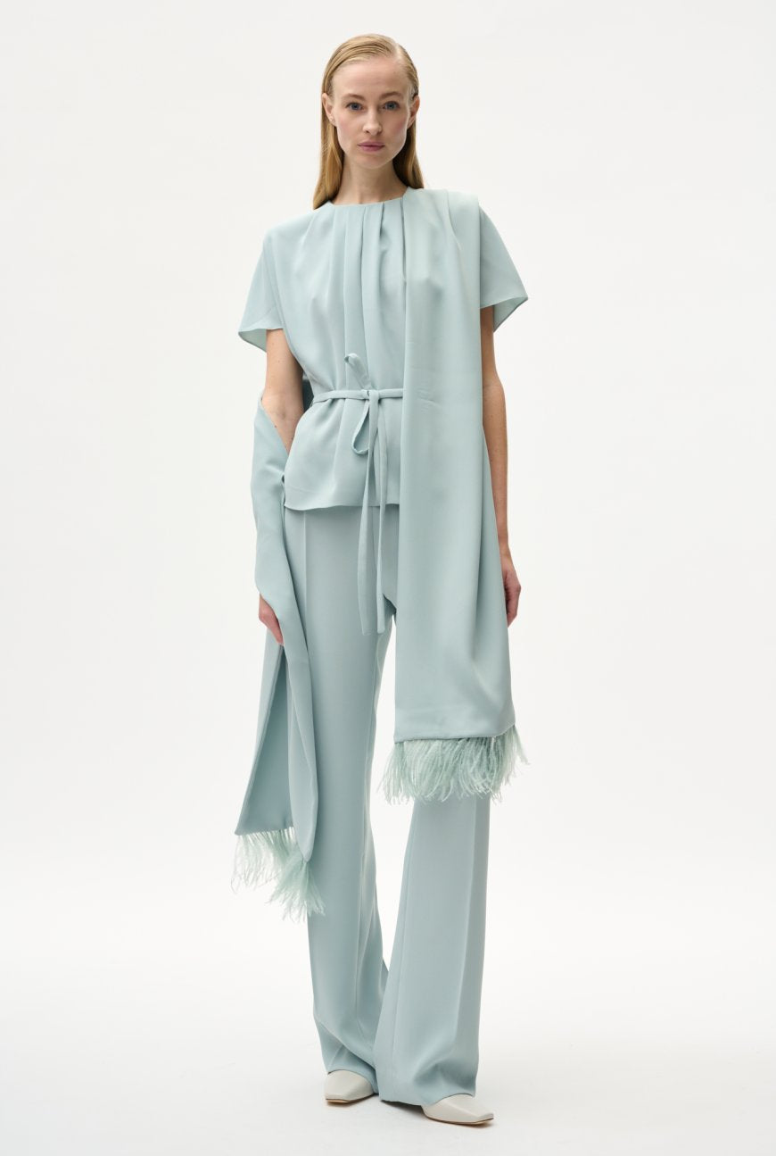 Ezra trouser foam green