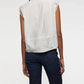 Danube blouse in crinkled cotton - vanilla