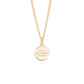 Small Gold Compass / Not All Who Wander Necklace