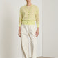 Etretat cardigan acid yellow